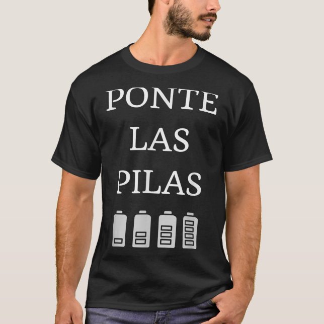 Nte Las Las Spanish Saying Motivational  T-Shirt (Vorderseite)