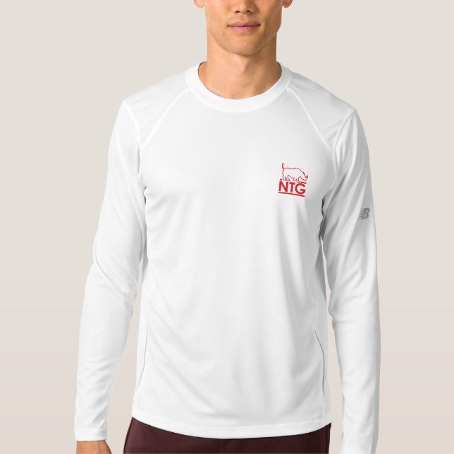 NTG Men's Long Sleeve Shirt (kleines Logo) (Vorderseite)
