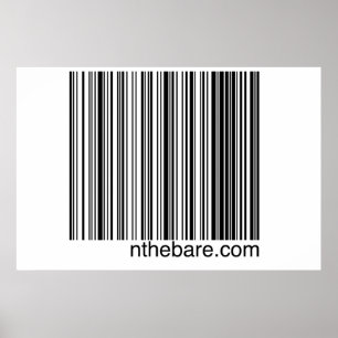 nthebare.com Barcode Poster