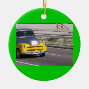 Ntique Car Weihnachtsdekoration Keramikornament