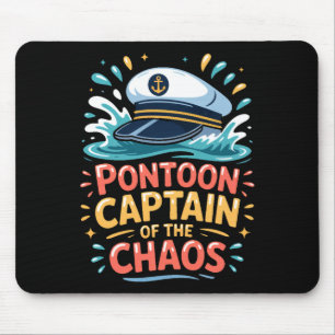 Ntoon Kapitän des Chaos Lustiges Bootsfahren auf d Mousepad
