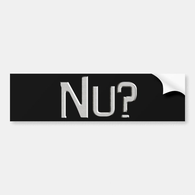 Nu Autoaufkleber (Vorne)