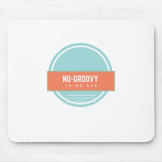 nu-erwachsene dritte Generation türkisfarben grün  Mousepad (Vorne)