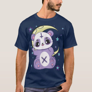 Nu Goth Panda Yami Kawaii Bear Cub Niedlich Creepy T-Shirt