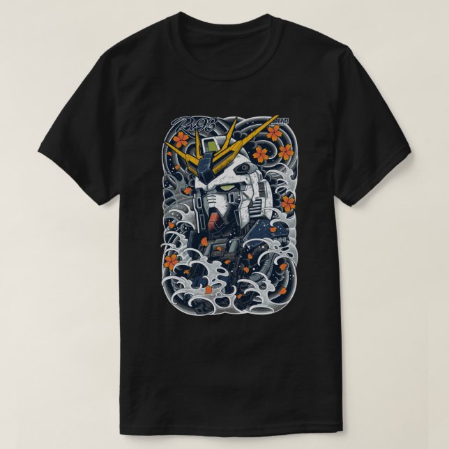 Nu Gundam Phantastisch Essential T - Shirt (2) (Design vorne)