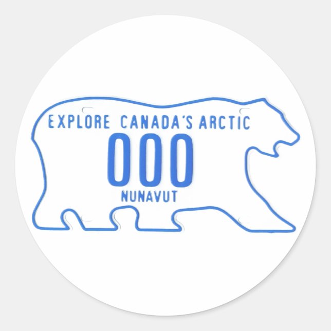 NU-Probe Runder Aufkleber (Vorderseite)