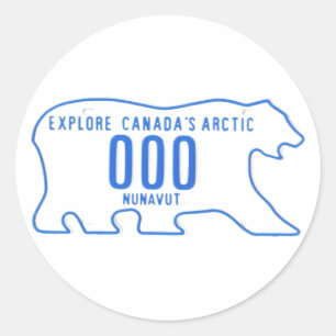 NU-Probe Runder Aufkleber