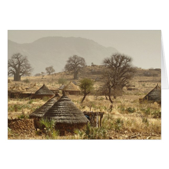 Nuba Mountains, Dorf Nugera (Vorderseite (Horizontal))