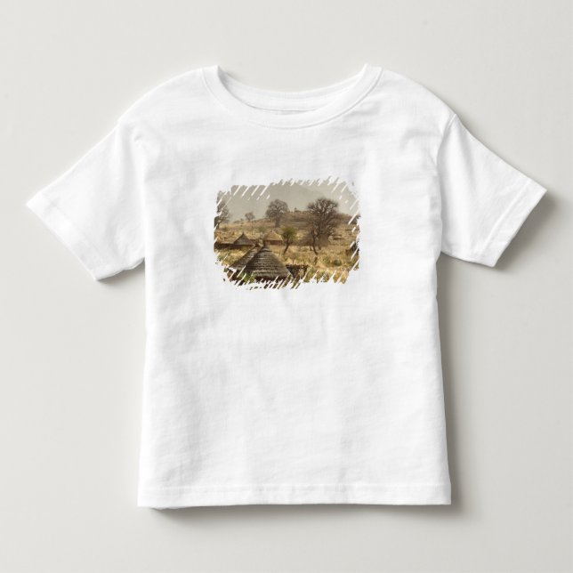 Nuba Mountains, Dorf Nugera Kleinkind T-shirt (Vorderseite)