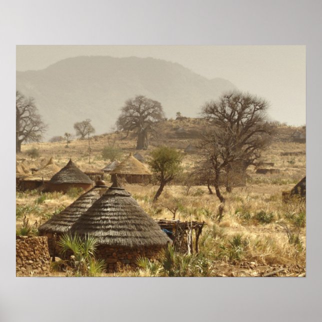 Nuba Mountains, Dorf Nugera Poster (Vorne)