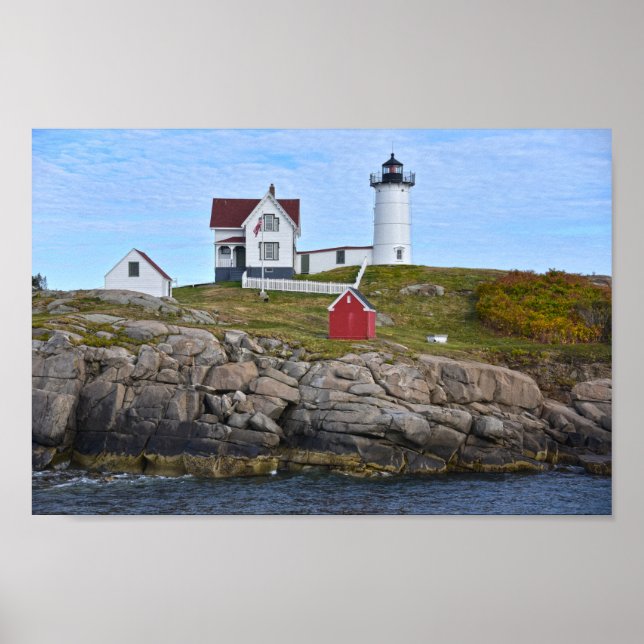 Nubble Light, Cape Neddick, Maine Poster (Vorne)