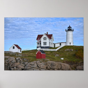 Nubble Light, Cape Neddick, Maine Poster