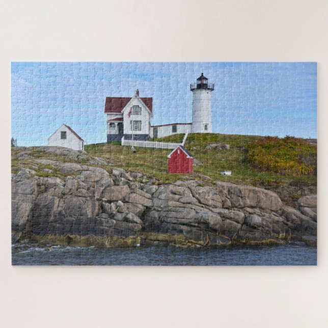 Nubble Light, Cape Neddick, Maine Puzzle (Horizontal)