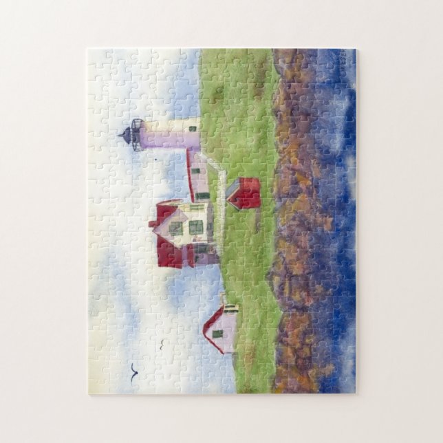 Nubble Light House in Maine Puzzle (Vertikal)