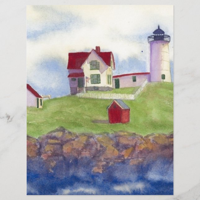 Nubble Light House York Maine (Vorderseite)