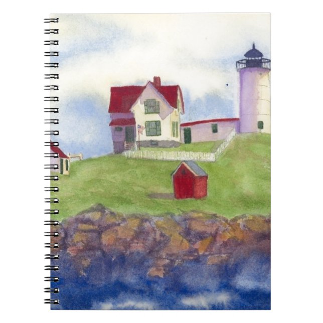 Nubble Light House York Maine Notizblock (Vorderseite)