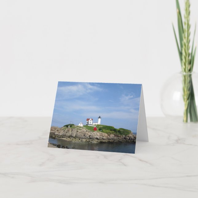 Nubble Light Notecard Karte (Vorderseite)