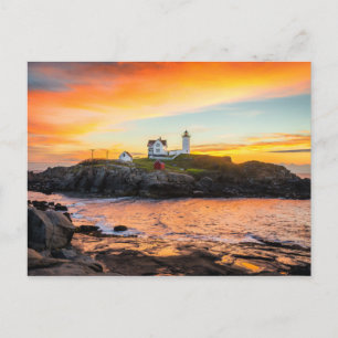 Nubble Light Postkarte