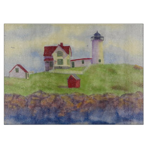 Nubble Lighthouse Cutting Board  Schneidebrett