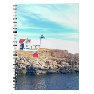 Nubble Lighthouse Foto Notizblock