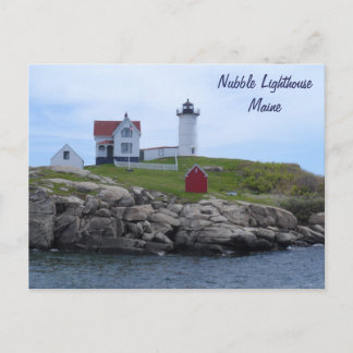 Nubble Lighthouse - Maine Postkarte