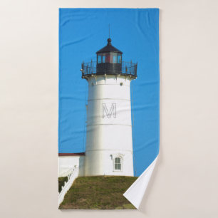 Nubble Lighthouse Maingram Badehandtuch