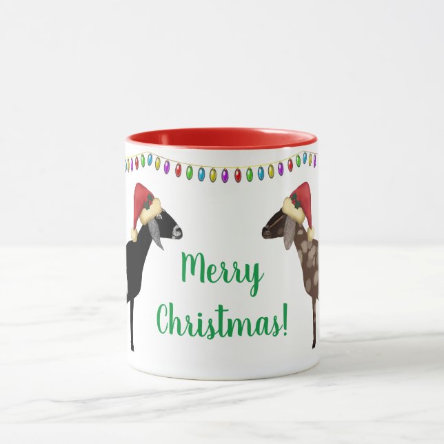 Nubian Dairy Goat Weihnachten Tasse (Zentrum)
