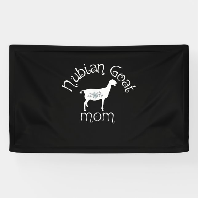 Nubian Goat Mama Gift Banner (Horizontal)