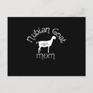 Nubian Goat Mama Gift Einladungspostkarte