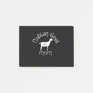 Nubian Goat Mama Gift Post-it Klebezettel