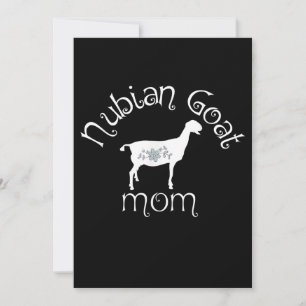 Nubian Goat Mom Gift Einladung
