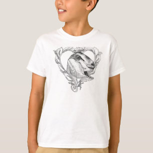 Nubian Kopf im Herzen T-Shirt