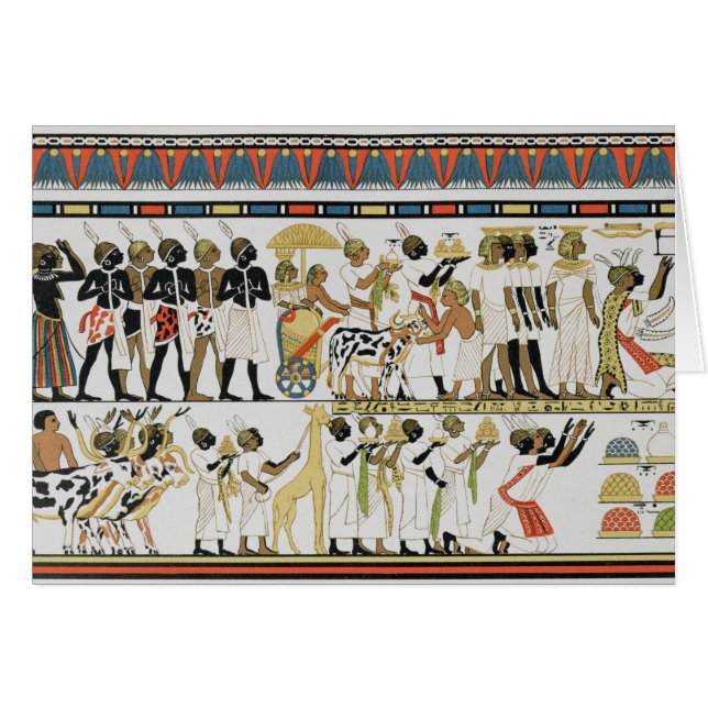 Nubian Leiter, die Geschenke holen (Vorderseite (Horizontal))