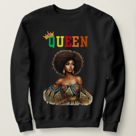 Nubian Queen: Classy Women's Sweatshirt