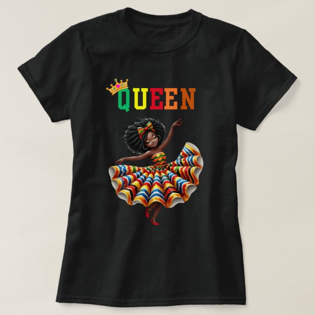 Nubian Queen: Dance Women's T - Shirt (Design vorne)