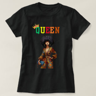 Nubian Queen: Elegance Women's T - Shirt