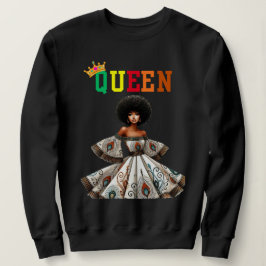 Nubian Queen: Flyness Women's Sweatshirt