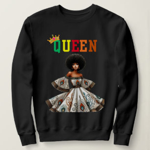 Nubian Queen: Flyness Women's Sweatshirt