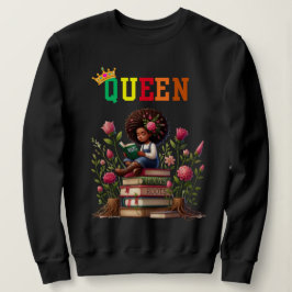 Nubian Queen: Geschichte Frauenpullover Sweatshirt