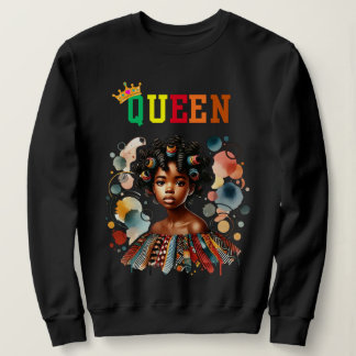 Nubian Queen: Glaube Frauen-Sweatshirt Sweatshirt