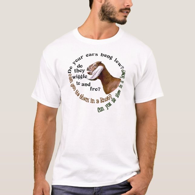 NUBIAN ZIEGE - HÄNGEN IHRE OHREN NIEDRIG? T-Shirt (Vorderseite)