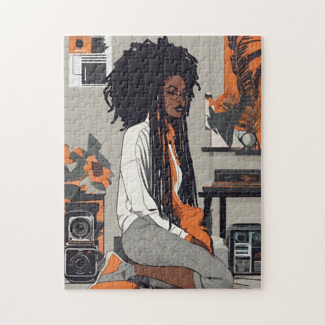 Nubischer Schick Puzzle (Vertikal)