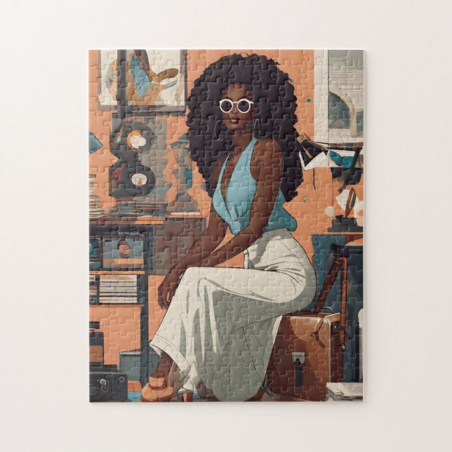 Nubischer Schick Puzzle (Vertikal)