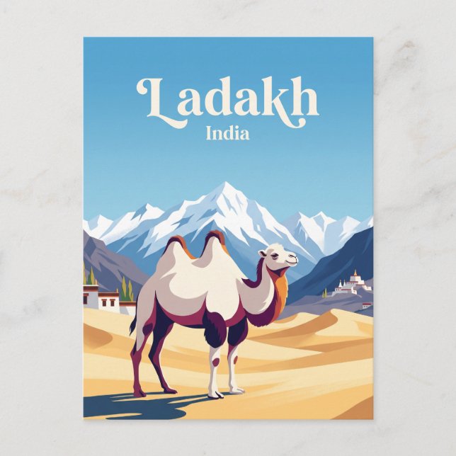 Nubra Valley Indien Postkarte (Vorderseite)