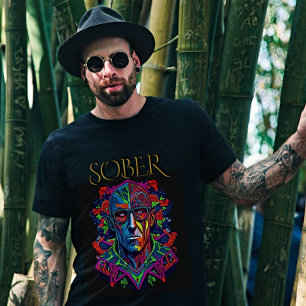 Nüchtern - Prog Rock Psychedelisches Porträt T-Shi T-Shirt