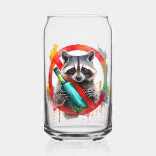 nüchtern, Raccoon, alkoholfrei, alkoholfrei Dosenglas