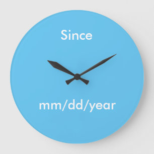 Nüchterne Datums-Uhr Große Wanduhr