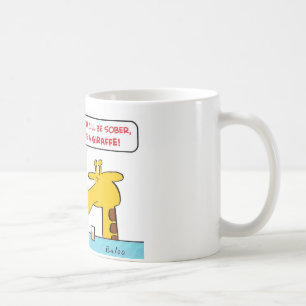 nüchterne Giraffe Tasse