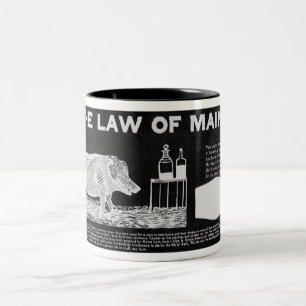 Nüchterne Maine-Tasse Zweifarbige Tasse