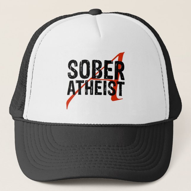 Nüchterner Atheist Truckerkappe (Vorderseite)